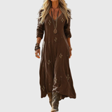 Tinsley | Langärmliges Vintage Freizeitkleid