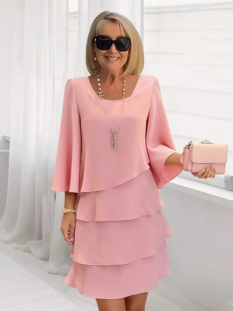 Catherine | Elegantes Kleid mit Volants