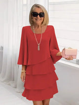 Catherine | Elegantes Kleid mit Volants