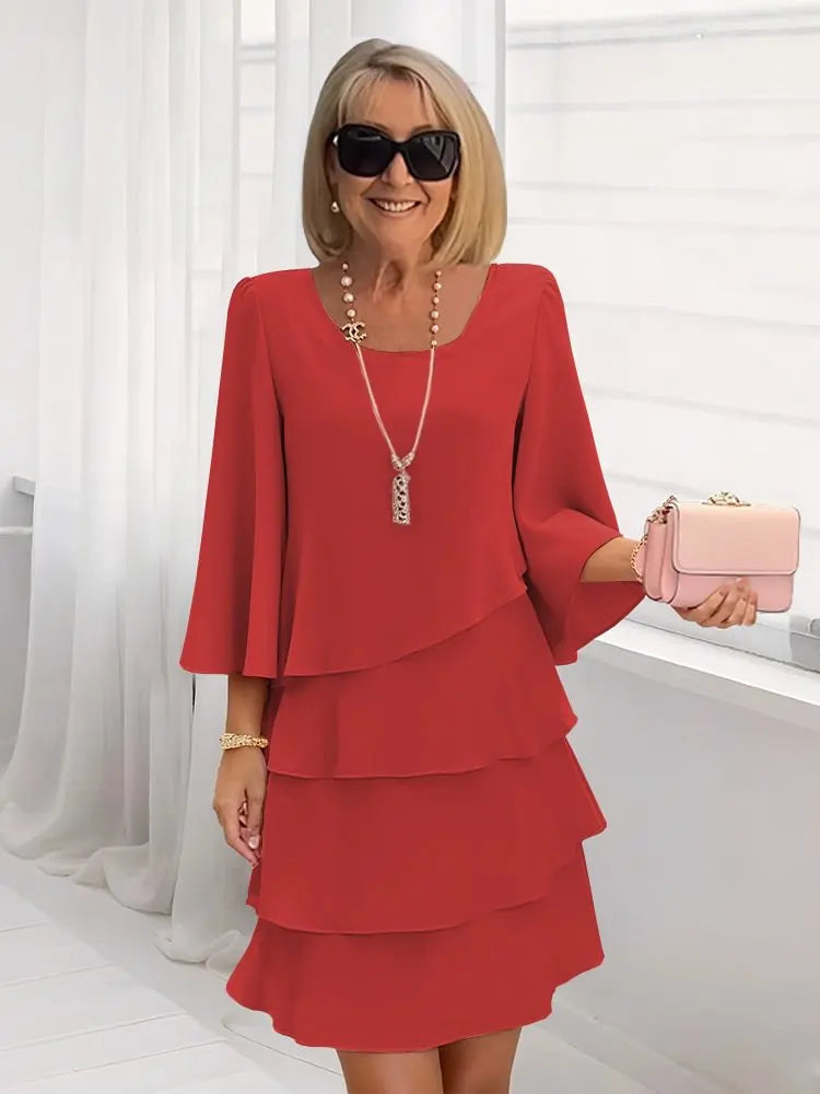 Catherine | Elegantes Kleid mit Volants