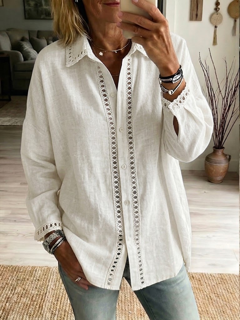 Venice | Luftige Bluse mit feinen Details