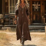 Tinsley | Langärmliges Vintage Freizeitkleid