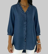 Abigail™ Elegante Denim-Bluse