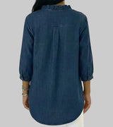 Abigail™ Elegante Denim-Bluse