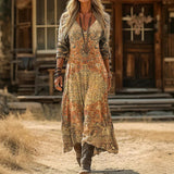 Tinsley | Langärmliges Vintage Freizeitkleid