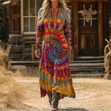 Tinsley | Langärmliges Vintage Freizeitkleid