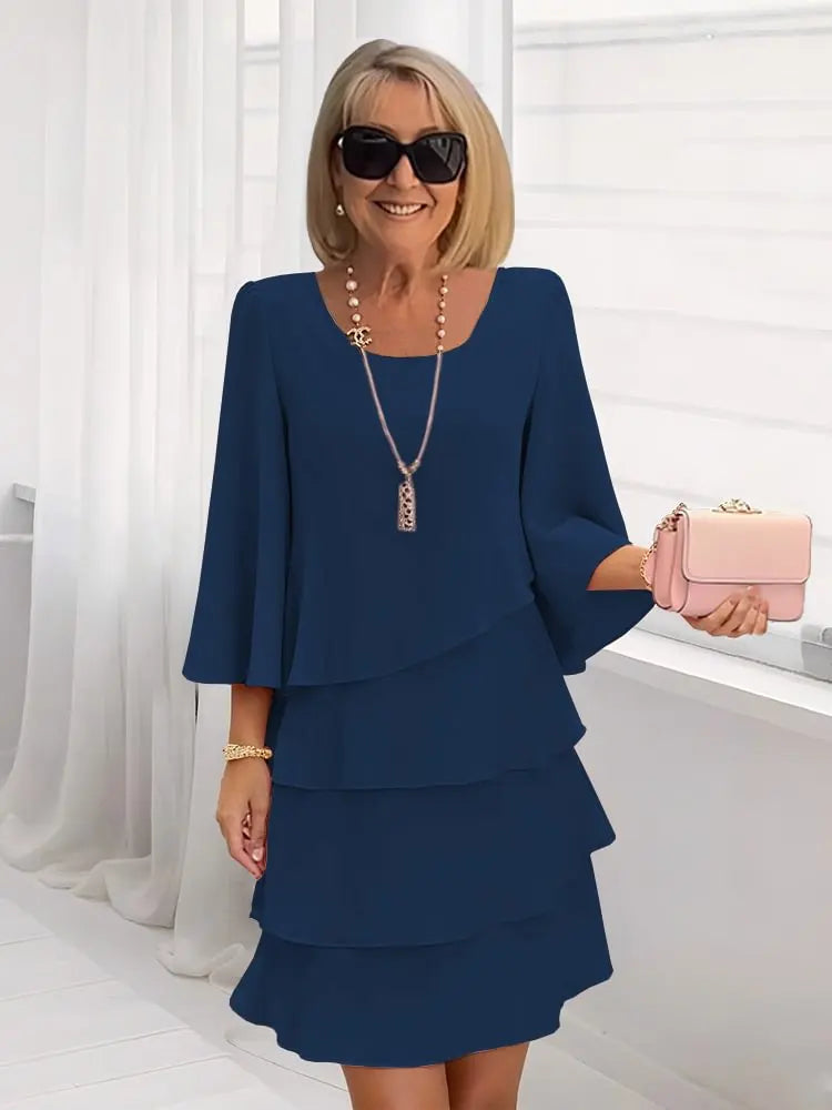 Catherine | Elegantes Kleid mit Volants