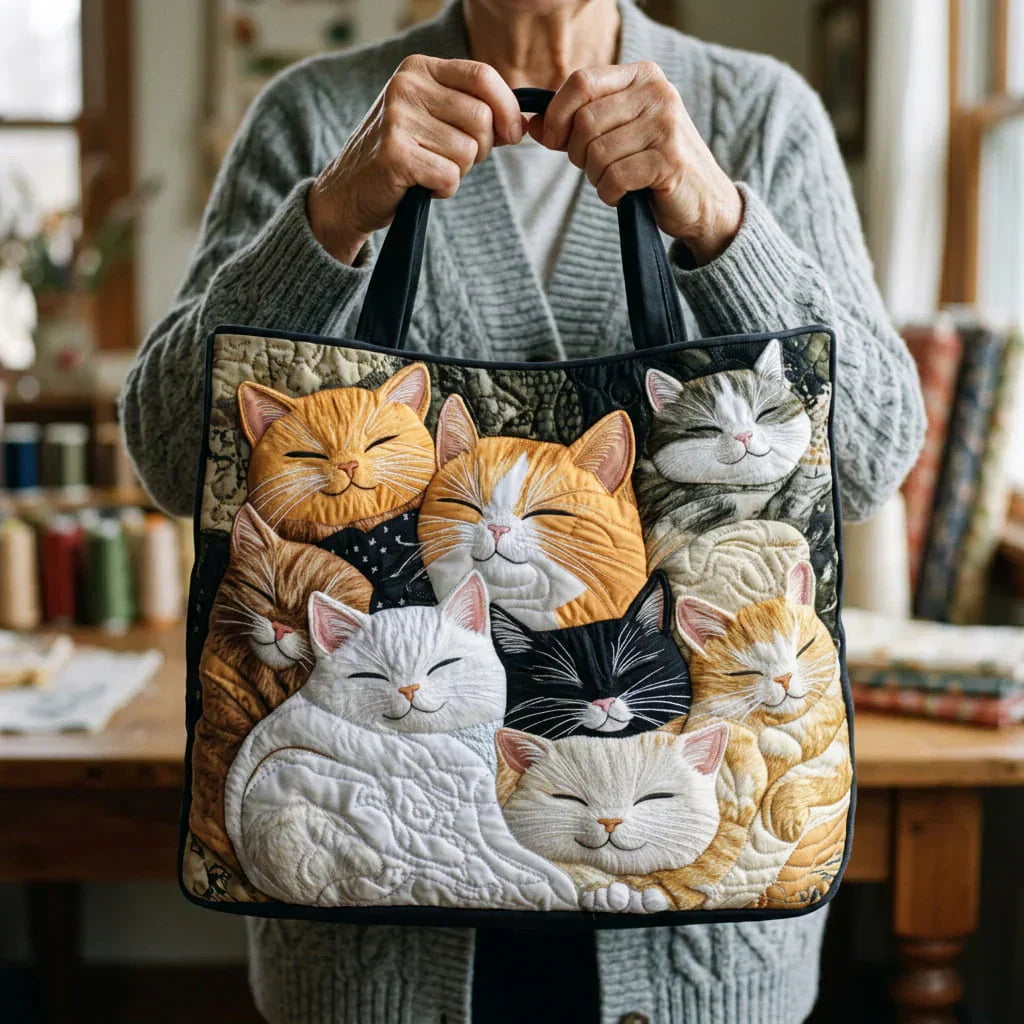 Charlotte | Handgefertigte gesteppten Alltagstasche